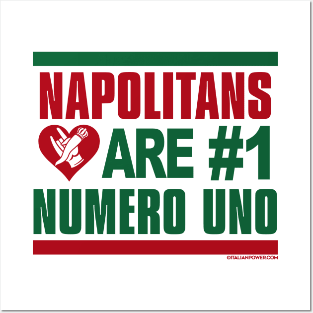 RETRO REVIVAL - Napolitans are Numero Uno Wall Art by ItalianPowerStore